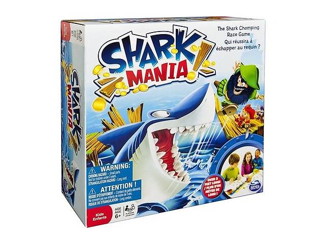 Настільна гра Shark Mania Spin Master Акула манія дитяча настілка