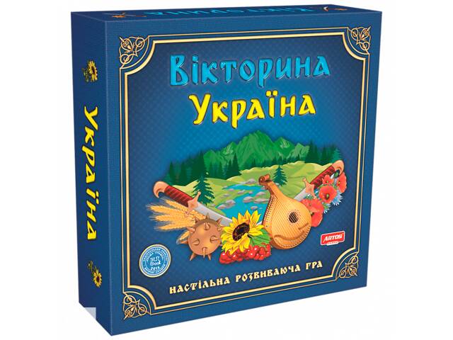 Настольная игра 'Викторина Украина' 0994 развивающая игра