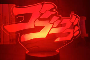 Настольный светильник-ночник Fan Girl Logo ДжоДжо - JoJo's Bizarre 16 цветов USB (17100)