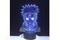 Настольный светильник-ночник Наруто Узумаки ребенок - Naruto Uzumaki16 цветов 3D USB (8219)