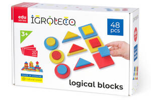 Навчальний набір 'Логічні блоки Дьєнеша' Igroteco 900408, 48 деталей