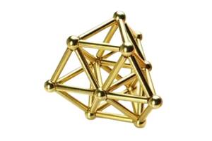 Нео куб стержни золотой антистресс развитие фантазии (15180_207)