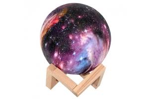 Ночной светильник 3D Moon Light Lamp 'Луна' аккумуляторный с пультом (3_03426)