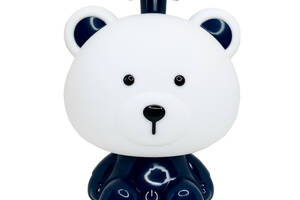 Ночник детский 'Медведь' Mega Zayka MGZ-1406(Blue) сетевой питание от USB