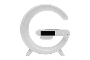 Ночник RGB 3в1 + Bluetooth колонка и беспроводная зарядка G63 Smart Small White CNV