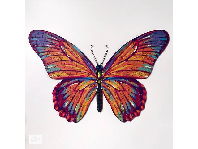 Пазл деревянный Moku Modern Butterfly M 38 x 24,5 см 101 деталь