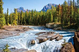 Пазлы Castorland 'Горная река Athabasca river Jasper National Park Canada' 1500 элементов 68 х 47 см С-150762