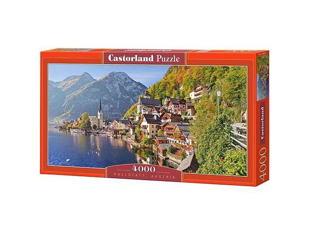 Пазлы Castorland 'Город на берегу моря (на горном склоне), Hallstatt, Austria' 4000 элементов 138 х 68 см