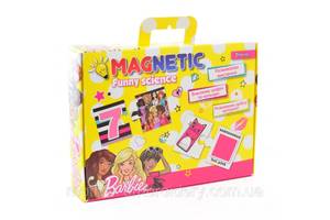 Пазлы магнитные 1 вересня Funny science Barbie А4 48 деталей развиваемся играя для маленьких