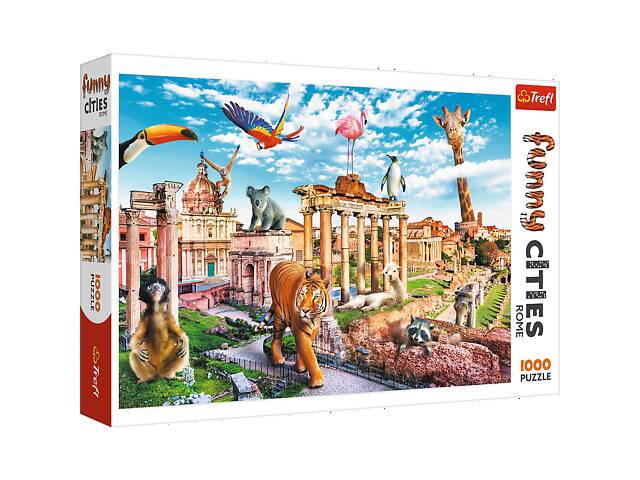 Пазлы Trefl 'Дикий Рим' 1000 элементов серии Веселые города 68х48 см 10600