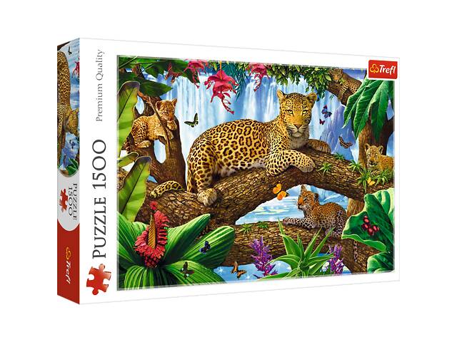 Пазлы Trefl 'Леопарды на дереве' 1500 элементов 85х58 см 26160