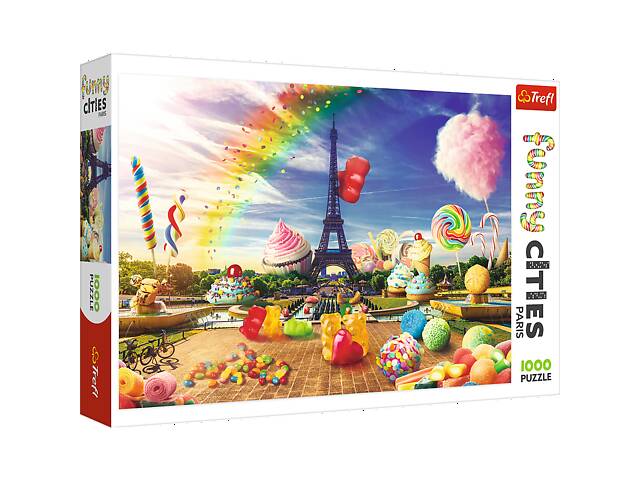 Пазлы Trefl 'Сладкий Париж' 1000 элементов серии Веселые города 68х48 см 10597