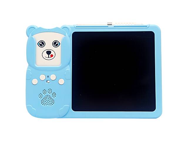Планшет для рисования LCD Writing Tablet + озвученная азбука Монтессори Bambi Y5-1AB 112 карт Синий