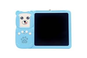 Планшет для рисования LCD Writing Tablet + озвученная азбука Монтессори Bambi Y5-2AB 255 карт Синий