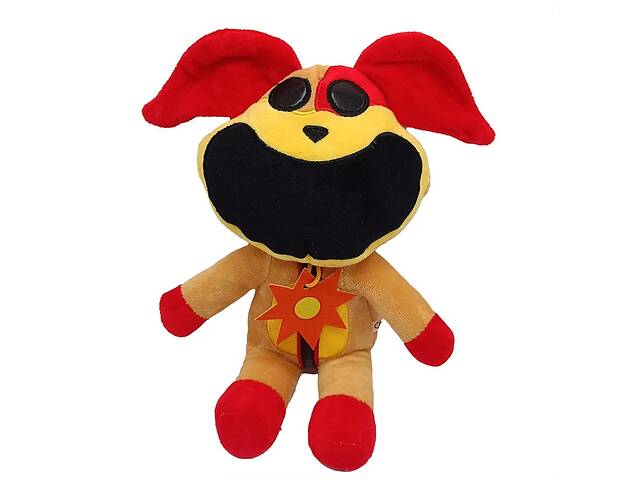 Плюшева Іграшка Усміхнені Звірята з Poppy Playtime Smiling Critters 'Догдей' Bambi POPPY(Orange) 20 см