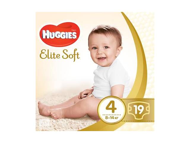 Подгузник Huggies Elite Soft 4 Small 19 шт (5029053546322)