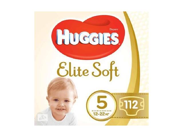 Підгузники Huggies Elite Soft 5 (12-22 кг) 112 шт (5029054566237)