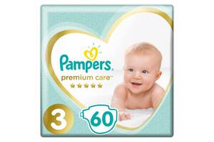 Подгузник Pampers Premium Care Midi Размер 3 (6-10 кг), 60 шт (4015400274780)