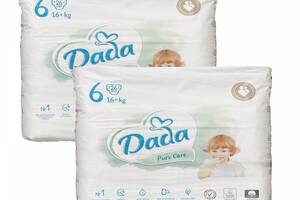 Подгузники Dada Pure Care 6 (16+ кг) 52 шт