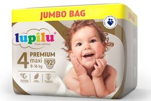 Подгузники Lupilu Premium JUMBO BAG Maxi 4 8-16 кг 92 шт