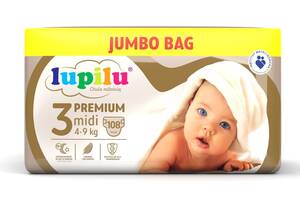 Подгузники Lupilu Premium JUMBO BAG Midi 3 4-9 кг 108 шт