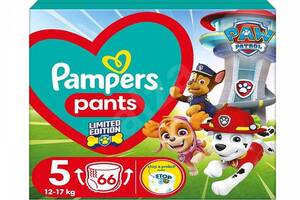 Подгузники-трусики Pampers Pants 5 (12-17 кг) 66 шт Щенячий патруль