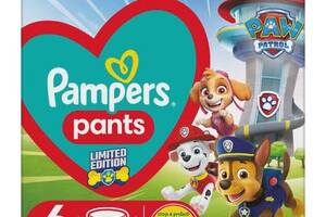 Подгузники-трусики Pampers Pants 6 (14-19 кг) 60 шт Щенячий патруль