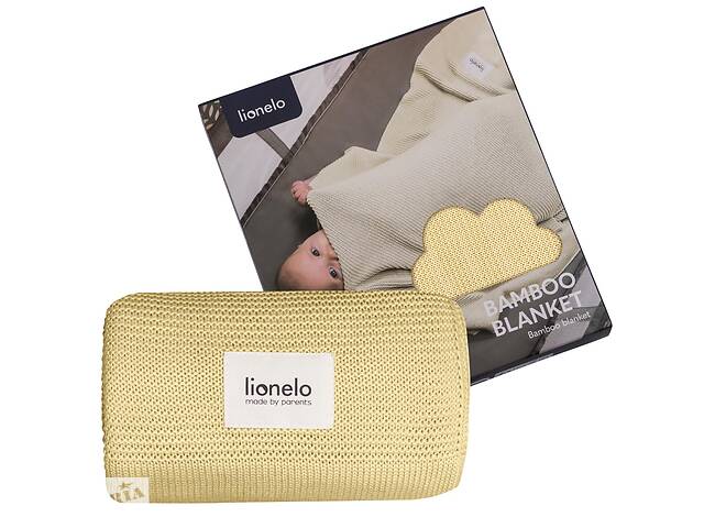 Покрывало Lionelo BAMBOO SWADDLE Yellow Lemon