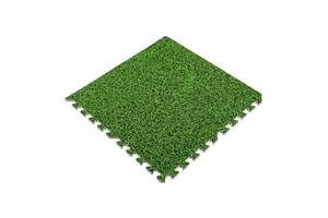 Пол пазл - модульное напольное покрытие 600x600x10мм зеленая трава (SW-00000153)