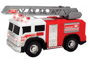 Пожарная машина со световыми и звуковыми эффектами Dickie Toys Rescuers с выдвижной стремянкой 30 см (IG-OL185855)
