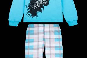 Пижама детская демисезонная для мальчика GABBI PGM-20-1 Голубой на рост 128 (12060)