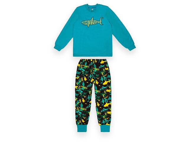 Пижама детская для мальчика GABBI Shark Синий на рост 140 (13335)
