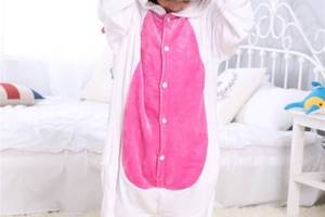 Пижама детская Kigurumba Единорог с крылышками M - рост 115 - 125 см Бело-малиновый (K0W1-0013-M)