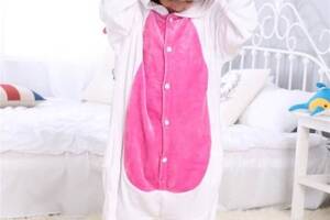 Пижама детская Kigurumba Единорог с крылышками XL - рост 135 - 145 см Бело-малиновый (K0W1-0013-XL)