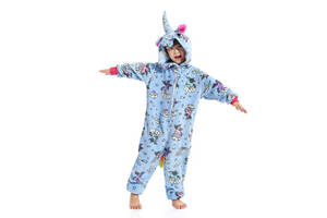 Пижама детская Kigurumba Единорог сладкие сны XL - рост 135 - 145 см Разноцветный (K0W1-0072-XL)