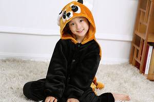 Пижама детская Kigurumba Красная панда L - рост 125 - 135 см Черно-Коричневый (K0W1-0108-L)