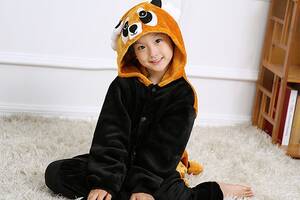 Пижама детская Kigurumba Красная панда M - рост 115 - 125 см Черно-Коричневый (K0W1-0108-M)