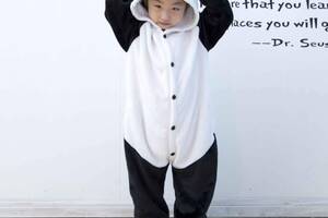 Пижама детская Kigurumba Панда M - рост 115 - 125 см Черно-белый (K0W1-0041-M)