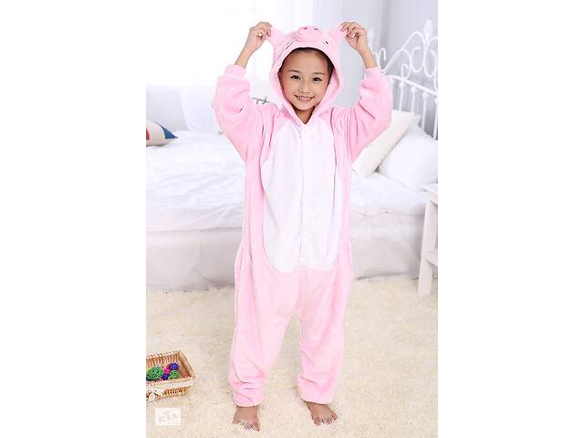Пижама детская Kigurumba Свинка M - рост 115 - 125 см Розовый с белым (K0W1-0044-M)