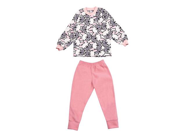 Пижама детская теплая флисовая для девочки GABBI PGD-23-5 Розовый на рост 110 (13838)
