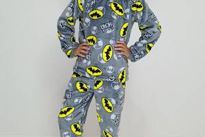 Пижама детская зимняя Triko Batman 134 см Серый (33494032-1)