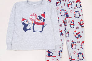 Пижама Dexter`s детская christmas penguin 98 см серый (131758369211)