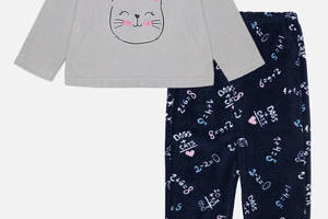 Пижама для девочки 110 серый Бома ЦБ-00231602