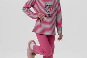 Пижама для девочки Cotton more 38525 14-15 лет Розовый (2000990041807)