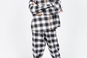 Пижама для девочки Cyberjammies Annie 5847 4-5 yrs/110 см Черный в клетку (5051877368835)