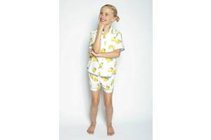 Пижама для девочки Cyberjammies Phoebe 5710 6-7 yrs/122 см Молочный с лимонным принтом (5051877349100)