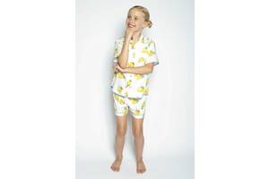 Пижама для девочки Cyberjammies Phoebe 5710 8-9 yrs/134 см Молочный с лимонным принтом (5051877349117)