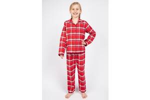 Пижама для девочки Cyberjammies Robyn 5845 6-7 yrs/122 см Красный в клетку (5051877369504)