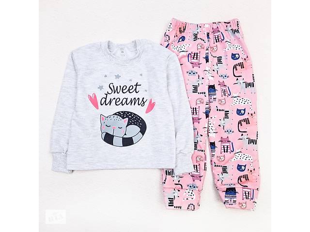 Пижама для девочки Dexter`s sweet dream 140 см розовый серый (131750669189)