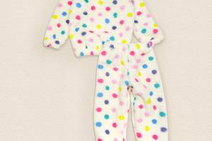 Пижама для девочки Dexter`s из плюшевой ткани велосфт горох 98 см разноцветный (131554568493)